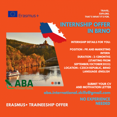 Traineeship Offer in Brno, Czech Republic